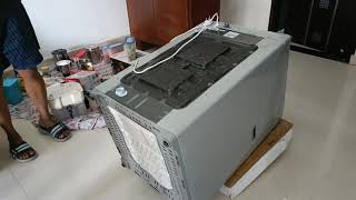 Whirlpool 6th Sense Washing Machine Unboxing and Rat Mesh Installation