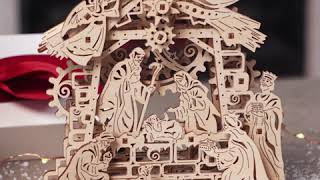 Nativity scene 3D puzzle Wooden Model KIT