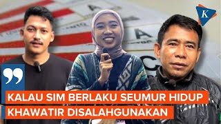 Wacana SIM Berlaku Seumur Hidup, Apa Kata Warga?