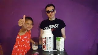 Perfect Sports Diesel New Zealand Whey Protein Isolate Taste Test ft. Sarah