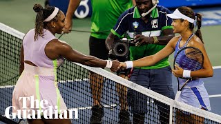 Raducanu after beating her idol Williams: 'It was amazing to share court with Serena'