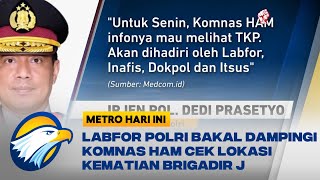 Labfor Polri Bakal Dampingi Komnas HAM Cek Lokasi Kematian Brigadir J