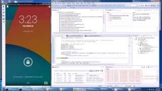 Android UI Automation demo - Eclipse Java debugging
