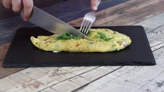 Pazar kahvaltılarına lezzet katan Mantarlı Ispanaklı Omlet - Chef Emrah Fandaklı