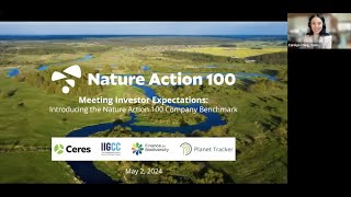 Meeting Investor Expectations: Introducing the Nature Action 100 Company Benchmark