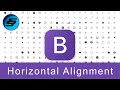 Horizontal Alignment - Bootstrap 5 Alpha Responsive Web Development and Design