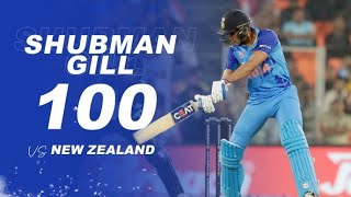 Shubman Gill 126(63) Century highlights | Shubman Gill 100 - INDvsNZ 3rd T20