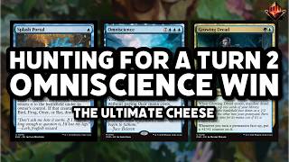 Winning on Turn 2 with Omniscience | Standard Ranked | MTG Arena