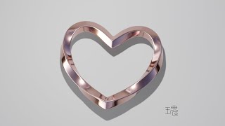 Blender珠寶3D建模主題教學077：扭轉愛心/Blender Jewelry Design \u0026 3D Modeling Tutorial 077