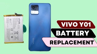 Vivo y01 battery replacement | HOW TO CHANGE VIVO Y01 BATTERY #vivo #repair #battery