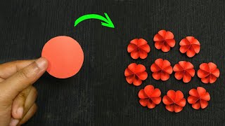 Very easy paper flower making with paper | DIY Paper Craft Flower from paper