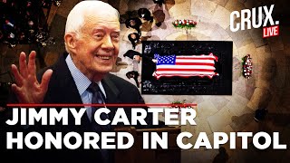 Jimmy Carter Funeral Live | Jimmy Carter Lies In State In Capitol | Washington LIVE | USA News Live