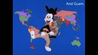 Nations of the World With Lyrics Animaniacs 1 HOUR EDITION