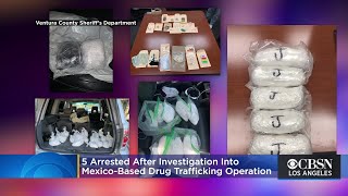 5 Arrested, Drugs Seized After Investigation Into Mexico-Based Drug Trafficking Operation Targeting
