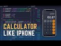 Web Programming - Coding IOS (IPhone) Calculator Using Javascript