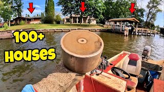 What Will I Find Magnet Fishing Behind 100 Expensive Houses?