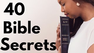 40 Hidden Bible Facts Revealed - Uncover the Secrets