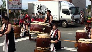 【龍神太鼓】3 くるめ市城島ふるさと夢祭り2015/9/20