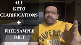 All KETO clarifications + FREE sample DIET