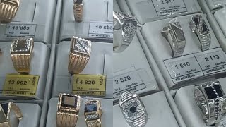 Prices of gold and silver rings for men. Latest prices. USSR gold and silver rings price for men