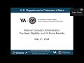 Overview of NCA Pre-Eligibility and VA Burial Benefits 05.21.2024