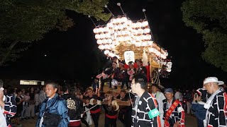 令和元年 廿山 入場 津々山台公園パレード 試験曳き 錦織神社秋祭り だんじり祭