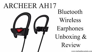 Archeer AH17 Bluetooth Earphones Unboxing \u0026 Review