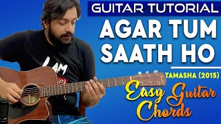 Agar Tum Saath Ho Guitar Lesson | Easy Guitar Tutorial | Chords with Capo | Tabs | Pickachord