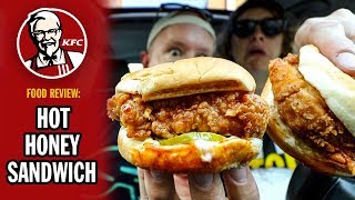 KFC's Hot Honey Chicken Sandwich Food Review | THE WORST TO DATE?!