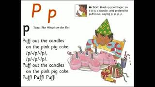 UK School Primary One Jolly Phonics Song Pp - Puff out the Candles