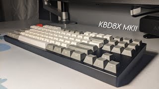 KBD8X MKII with Lubed Novel Keys Creams - Sound Test