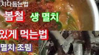 #거제생멸치다듬는법#봄철에초간단필수반찬/아미노산이풍부