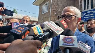 Accompanied by Omar Abdullah, Sakina #Itoo files nomination for DH Pora seat