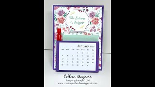 Bright Borders Desk Calendar