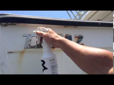 REMOVING RUST: FIBERGLASS RUST CLEANER REMOVING RUST: FIBERGLASS RUST CLEANER