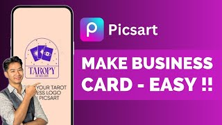 How To Make Business Card On Piscart 2025 | Picsart Tutorial !