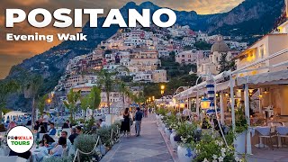 Positano Evening Walk - Amalfi Coast - With Captions
