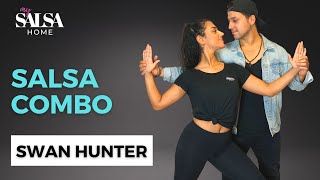 Learn Salsa INTERMEDIATE Combination |The Swan Hunter | With counting on1