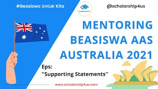 MENTORING BEASISWA AUSTRALIA AAS (Eps. Supporting Statement)