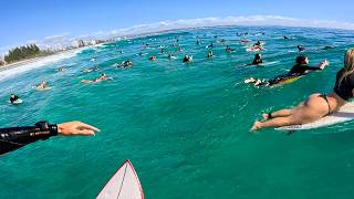 SURFING AUSTRALIA’S MOST CROWDED WAVE! (SNAPPER ROCKS POV)