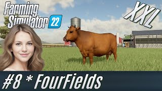 FS22: Giant Farm at FourFields #8: Rich with cows