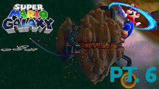 Super Mario Galaxy Lets Play PT 6: Battlerock Galaxy!