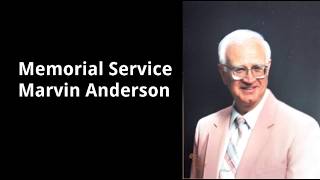 Memorial Service Marvin Anderson; Lansing SDA Church