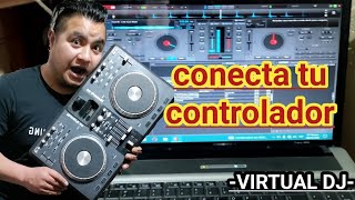 cómo conectar tu controlador a la PC en virtual Dj fácil y rápido | Lalo el baby |