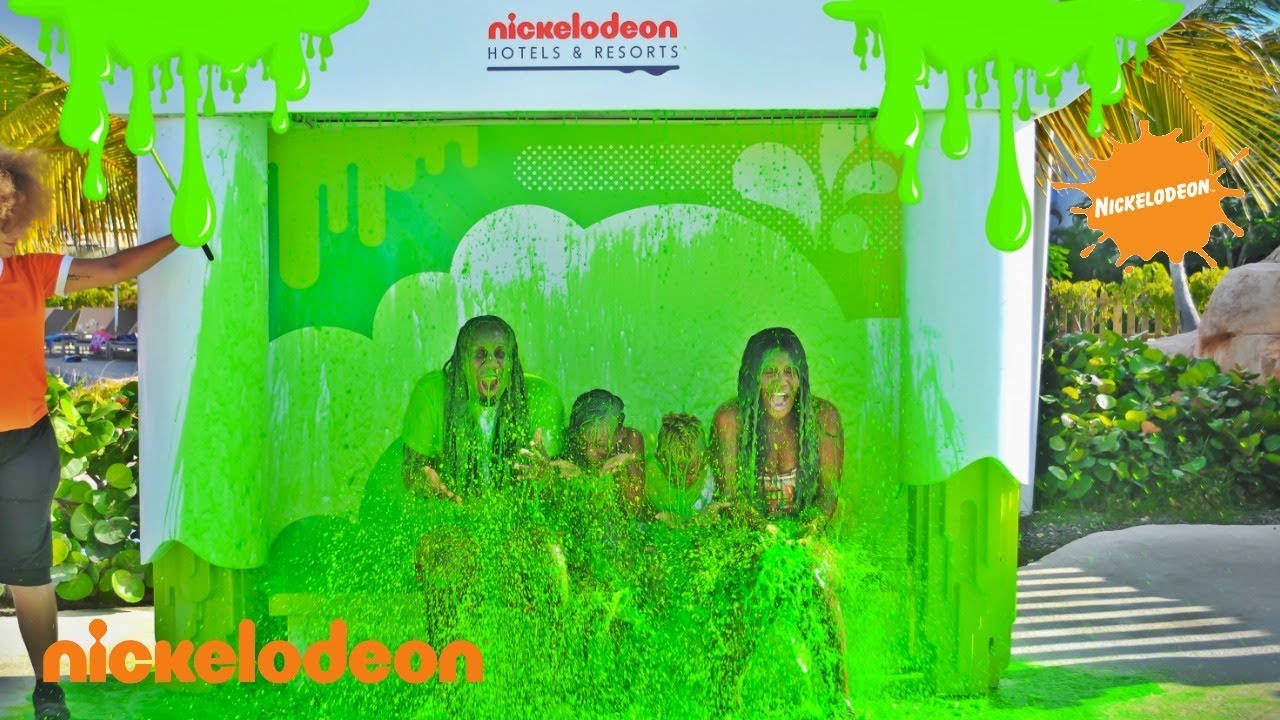 We Got Slimed At Nickelodeon Slimefest Youtube