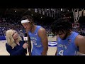 Armando Bacot and RJ Davis Post-Duke Interview on ESPN | Mar 5, 2022