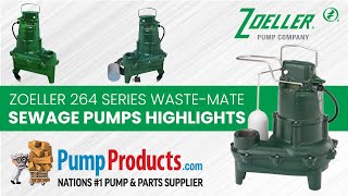 Zoeller Model 264 Waste-Mate Series Sewage Pump Highlight