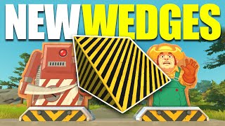 New WEDGES!!! Shooting Range \u0026 More Parts! Scrap Mechanic