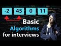 Basic Algorithm Overview - MUST Know For Coding Interviews (2020)