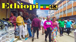 ተአምረኛዋን መርካቶ ለናፈቀ| Addis Ababa Walking Tour  Merkato 🇪🇹 Ethiopia [4K]